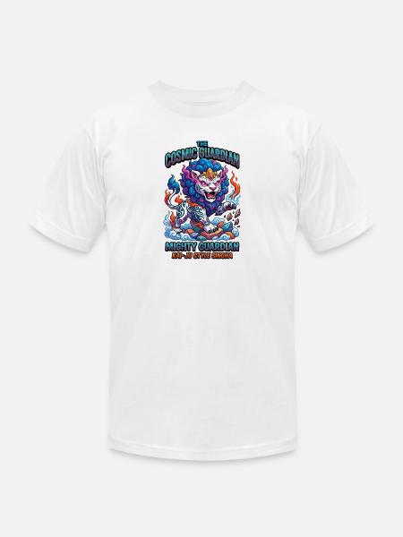 Cosmic Singha Mighty Kaiju Guardian - Unisex Jersey T-Shirt by Bella + Canvas - white