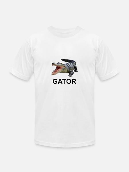Gator shirt - Unisex Jersey T-Shirt by Bella + Canvas - white