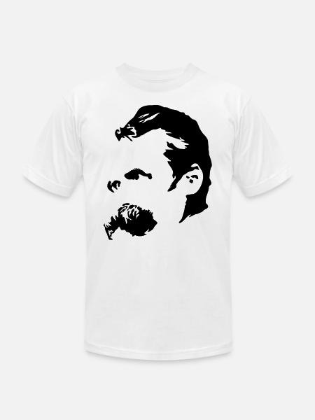 Nietzsche - Unisex Jersey T-Shirt by Bella + Canvas - white