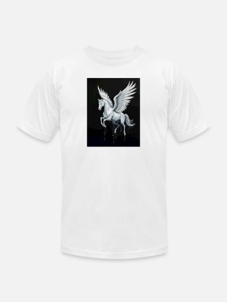 Celestial Pegasus - Unisex Jersey T-Shirt by Bella + Canvas - white