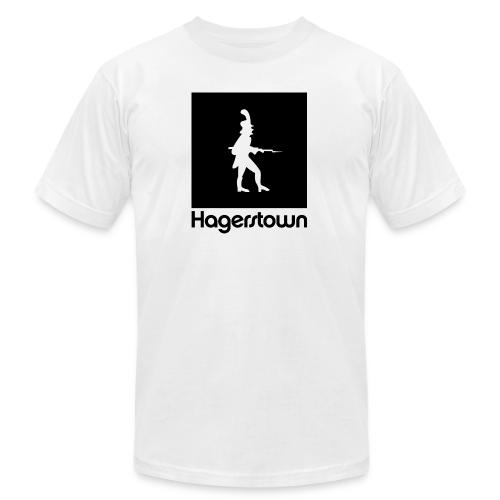 hagerstown black - Unisex Jersey T-Shirt by Bella + Canvas