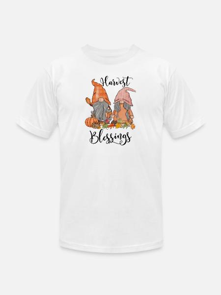 Harvest blessings - Unisex Jersey T-Shirt by Bella + Canvas - white