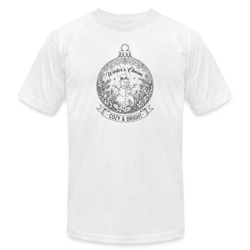 Festive Snowman T-Shirt - Unisex Jersey T-Shirt by Bella + Canvas