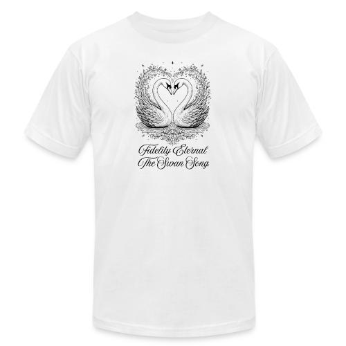 Poetic Swan T-Shirt - Unisex Jersey T-Shirt by Bella + Canvas