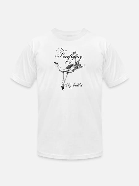 Freefly Skydiving - Unisex Jersey T-Shirt by Bella + Canvas - white