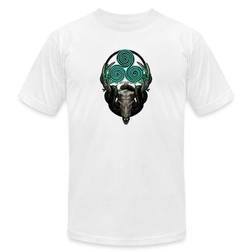The Antlered Crown (White Text) - Unisex Jersey T-Shirt by Bella + Canvas