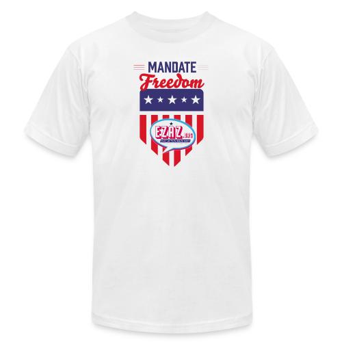 Mandate Freedom EZAZ.org (light) - Unisex Jersey T-Shirt by Bella + Canvas