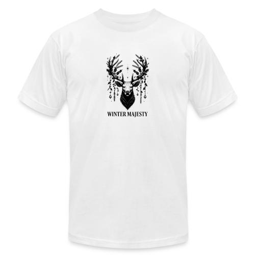 Majestic Reindeer T-Shirt, Poster, & Mug - Unisex Jersey T-Shirt by Bella + Canvas