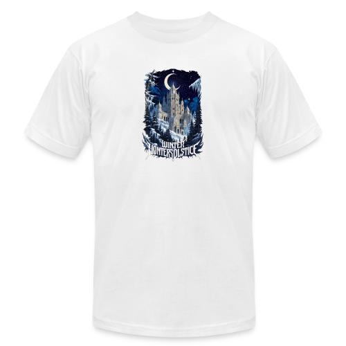 Celestial Winter Temple T-Shirt - Unisex Jersey T-Shirt by Bella + Canvas