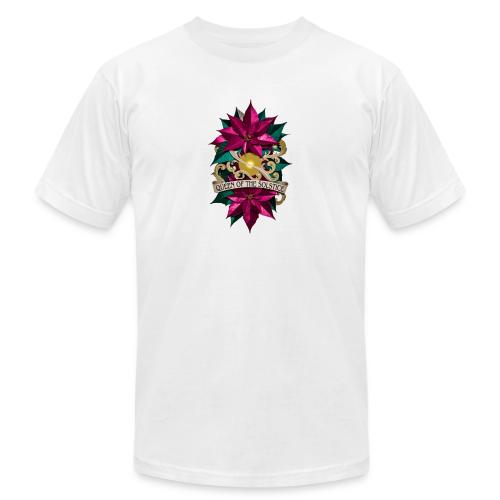 Queen of the Solstice Poinsettia T-Shirt - Unisex Jersey T-Shirt by Bella + Canvas