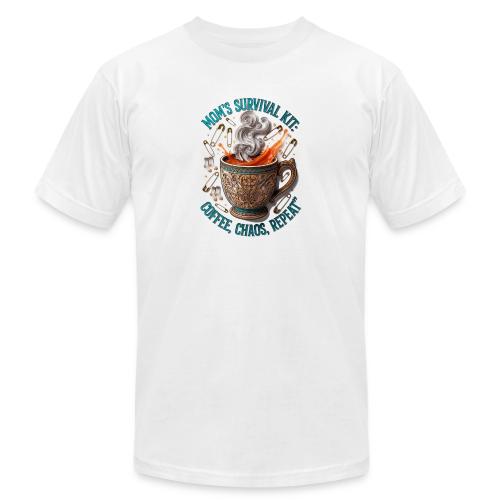 Mom's Survival Kit Tee | Coffee Chaos - Unisex Jersey T-Shirt by Bella + Canvas