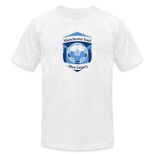 Manchester Soul Soccer City Emblem T Shirt, Gift - Unisex Jersey T-Shirt by Bella + Canvas