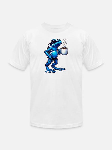 Poison Frog Coffee - Unisex Jersey T-Shirt by Bella + Canvas - white
