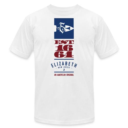 American Original - Rebel E 1664 - RWB - Unisex Jersey T-Shirt by Bella + Canvas