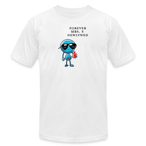 Mrs S Forever Newlywed - Unisex Jersey T-Shirt by Bella + Canvas
