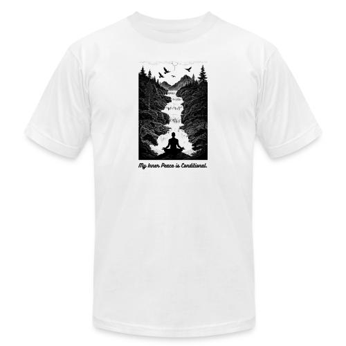 Conditional Inner Peace T-Shirt | Minimalist Zen - Unisex Jersey T-Shirt by Bella + Canvas