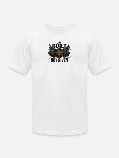 build up bro!! - Unisex Jersey T-Shirt by Bella + Canvas - white