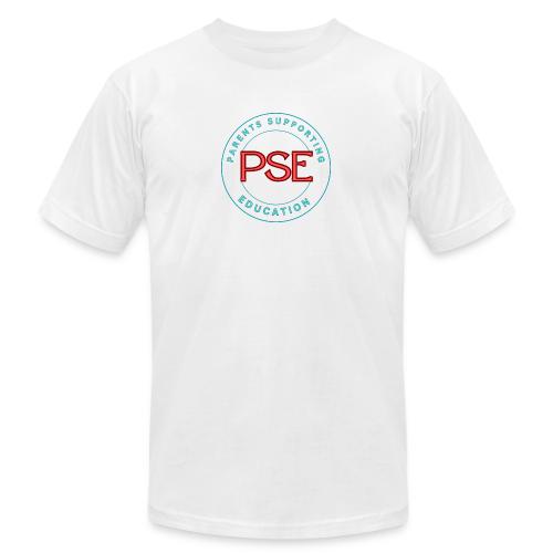 Parents Supporting Education Logo - Unisex Jersey T-Shirt by Bella + Canvas