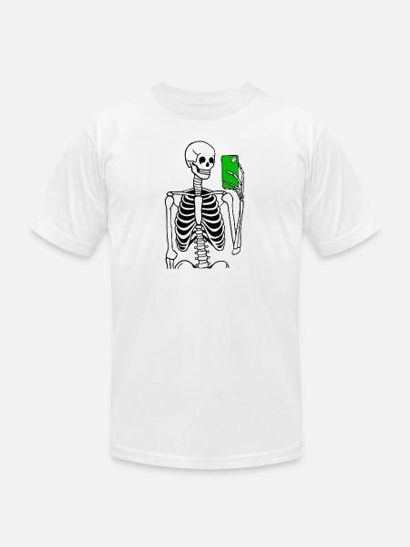 Selfie Time - Unisex Jersey T-Shirt by Bella + Canvas - white