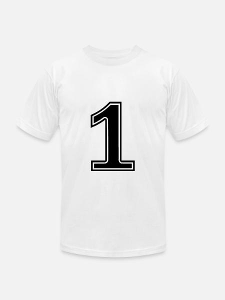 1 - Unisex Jersey T-Shirt by Bella + Canvas - white