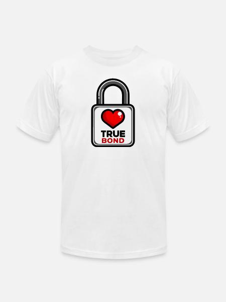 a-simple-flat-vector-padlock-with-clean-rounded - Unisex Jersey T-Shirt by Bella + Canvas - white