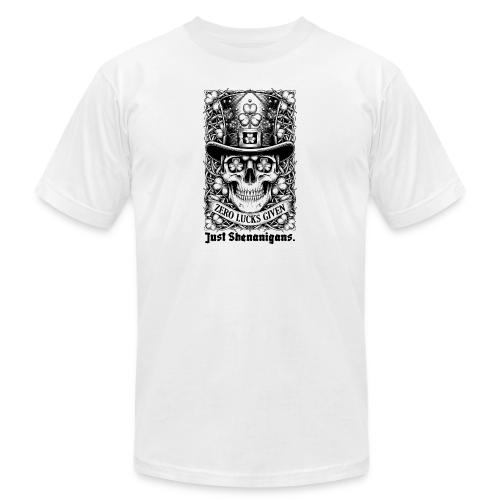 Salty Shamrock Skull T-Shirt - Unisex Jersey T-Shirt by Bella + Canvas