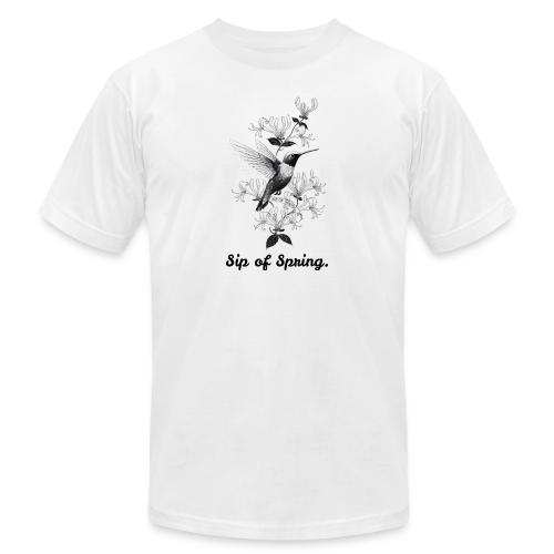 Hummingbird T-Shirt, Honeysuckle Vine - Unisex Jersey T-Shirt by Bella + Canvas
