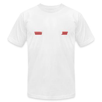 Top DAD - Unisex Jersey T-Shirt by Bella + Canvas - white - Front - Jose (178cm)