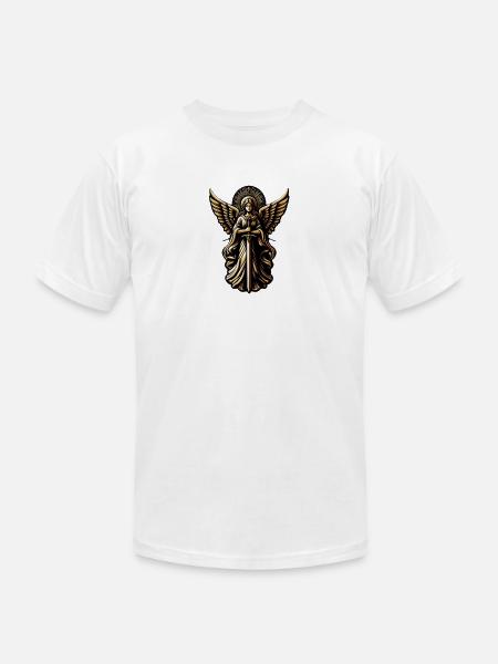 Guardian Angel - Unisex Jersey T-Shirt by Bella + Canvas - white