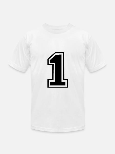 1 - Unisex Jersey T-Shirt by Bella + Canvas - white