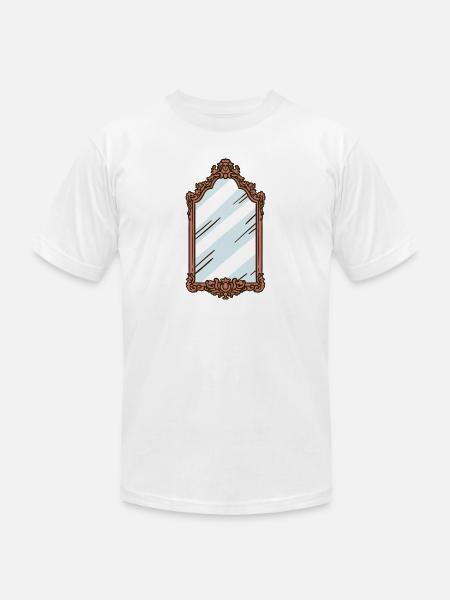 mirror - Unisex Jersey T-Shirt by Bella + Canvas - white