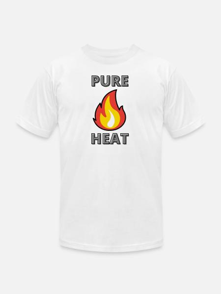 PURE HEAT - Unisex Jersey T-Shirt by Bella + Canvas - white