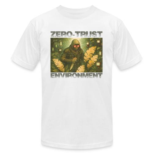 ZERO-TRUST (Black Lettering) - Unisex Jersey T-Shirt by Bella + Canvas