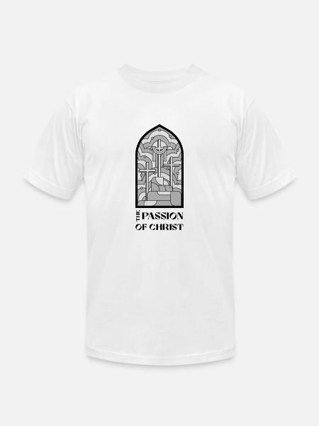 The Passion Of Christ - Unisex Jersey T-Shirt by Bella + Canvas - white