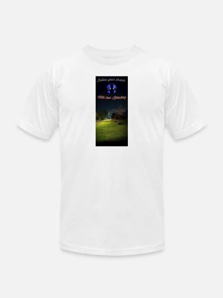 Flashlight at night - Unisex Jersey T-Shirt by Bella + Canvas - white