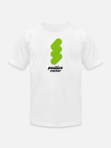 Positive Energy Neon Splash - Unisex Jersey T-Shirt by Bella + Canvas - white