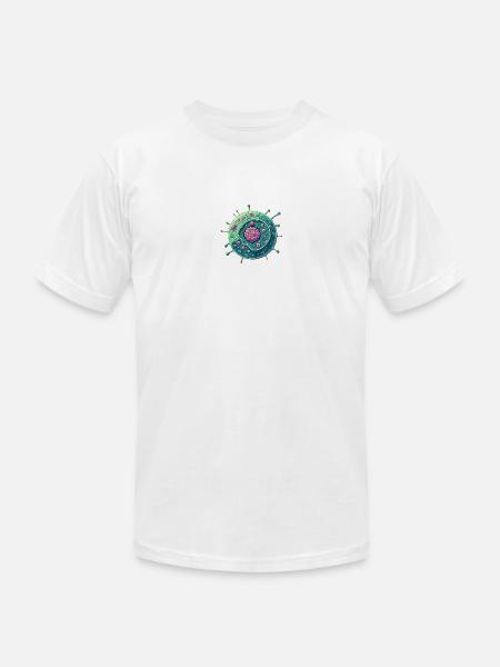 Cells - Unisex Jersey T-Shirt by Bella + Canvas - white