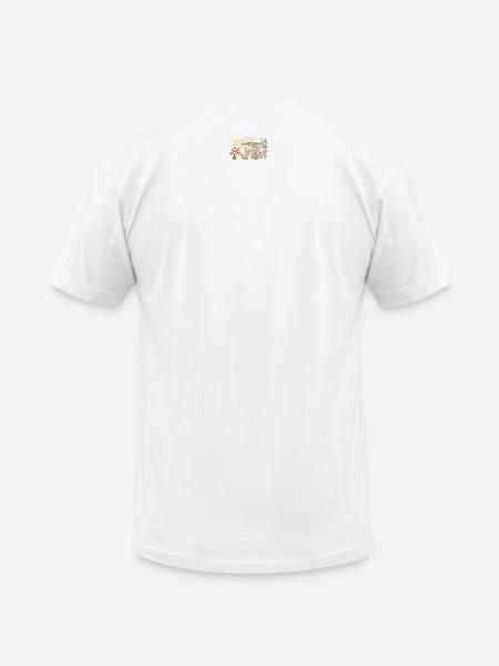 Nervy Brothers: Young and Free - Unisex Jersey T-Shirt by Bella + Canvas - white
