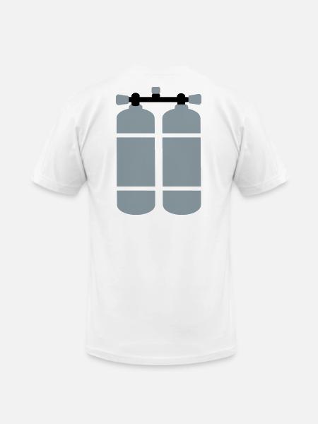 scuba - Unisex Jersey T-Shirt by Bella + Canvas - white