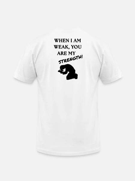 Strength Burst Comic Style - Unisex Jersey T-Shirt by Bella + Canvas - white