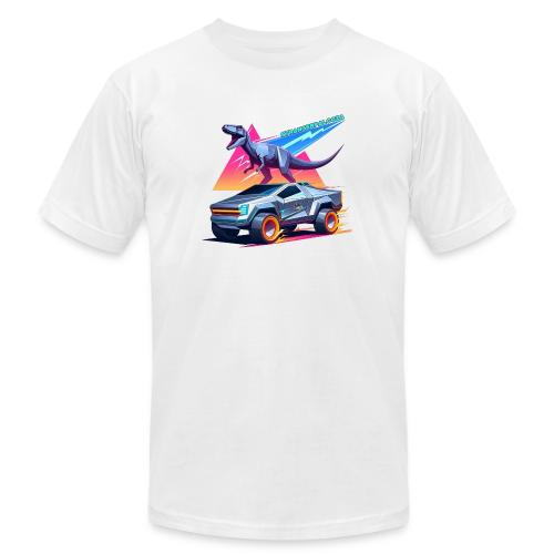 Go Far And Wide EV Logo - Unisex Jersey T-Shirt by Bella + Canvas