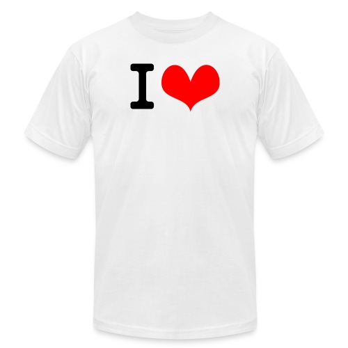 I Love what - Unisex Jersey T-Shirt by Bella + Canvas