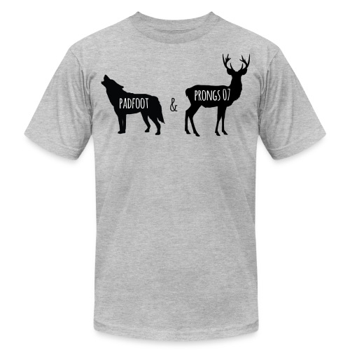 Padfoot & Prongs07 Black - Unisex Jersey T-Shirt by Bella + Canvas