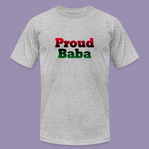 Proud Baba-RBG - Unisex Jersey T-Shirt by Bella + Canvas