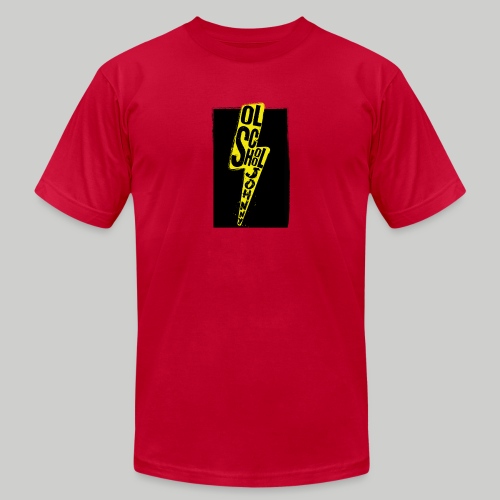 Ol' School Johnny Colour Lightning - Unisex Jersey T-Shirt by Bella + Canvas