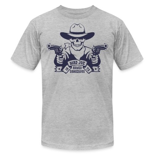 skull cowboy texas - Unisex Jersey T-Shirt by Bella + Canvas