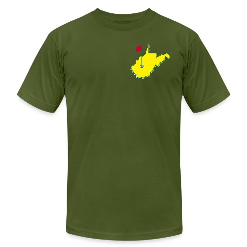 West Virginia Golf - Unisex Jersey T-Shirt by Bella + Canvas