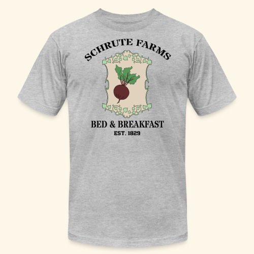 schrute farms - Unisex Jersey T-Shirt by Bella + Canvas