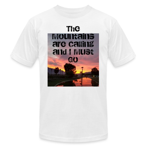 mountains - Unisex Jersey T-Shirt by Bella + Canvas
