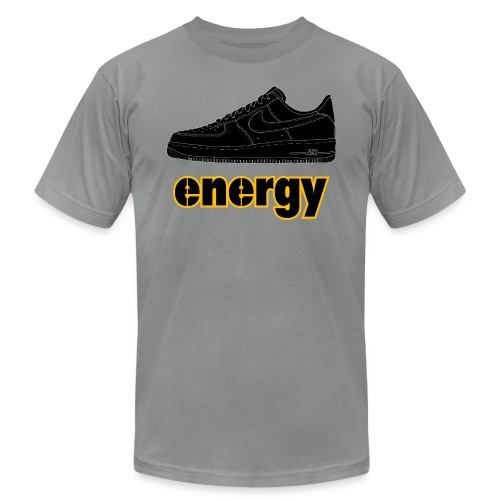 Black AF1 Energy II - Unisex Jersey T-Shirt by Bella + Canvas